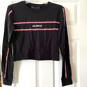 Kendall + Kylie Crop Top Shirt. NWT. Never worn. Size XS.